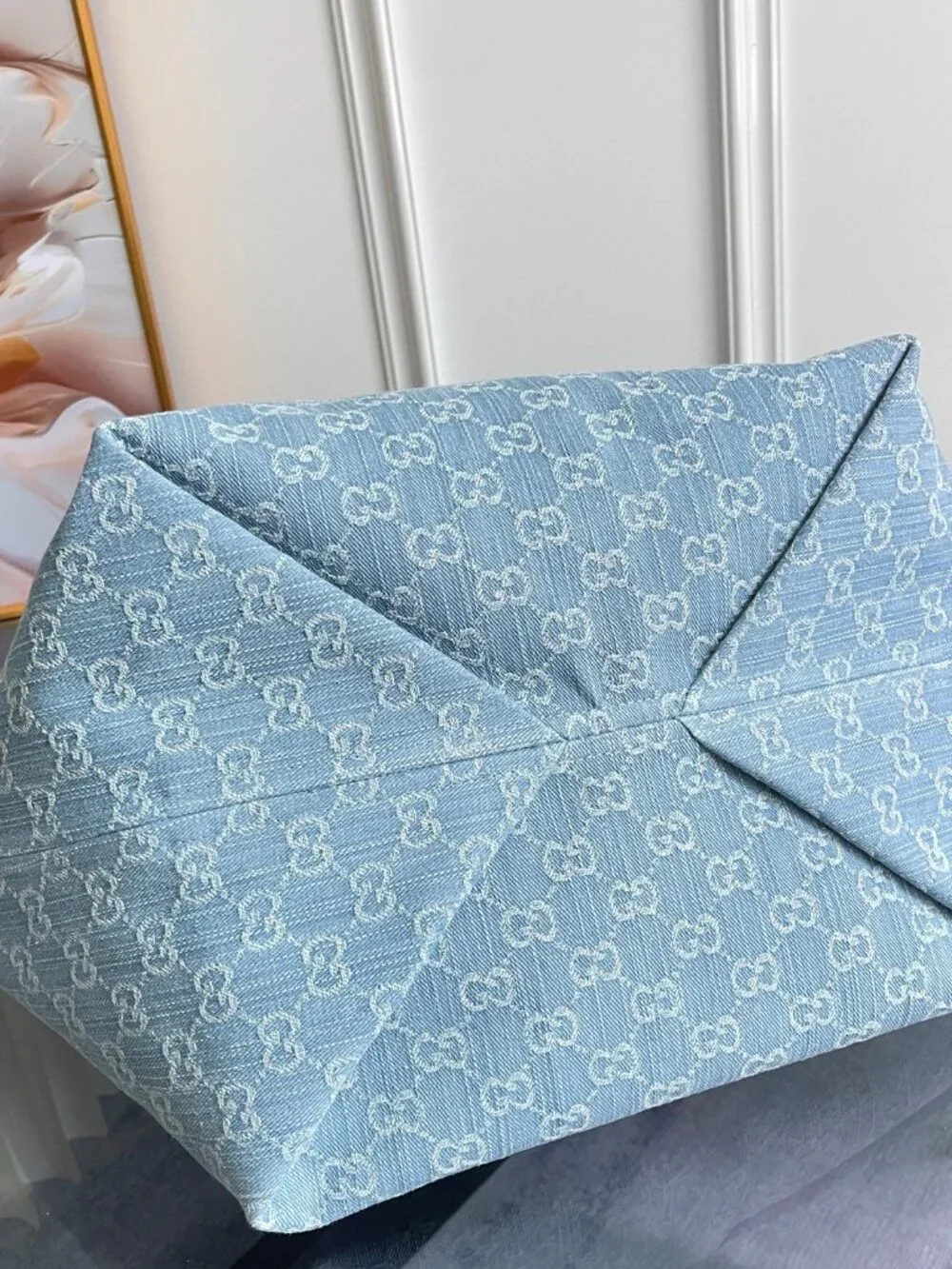 Gucci Denim Tote Bag